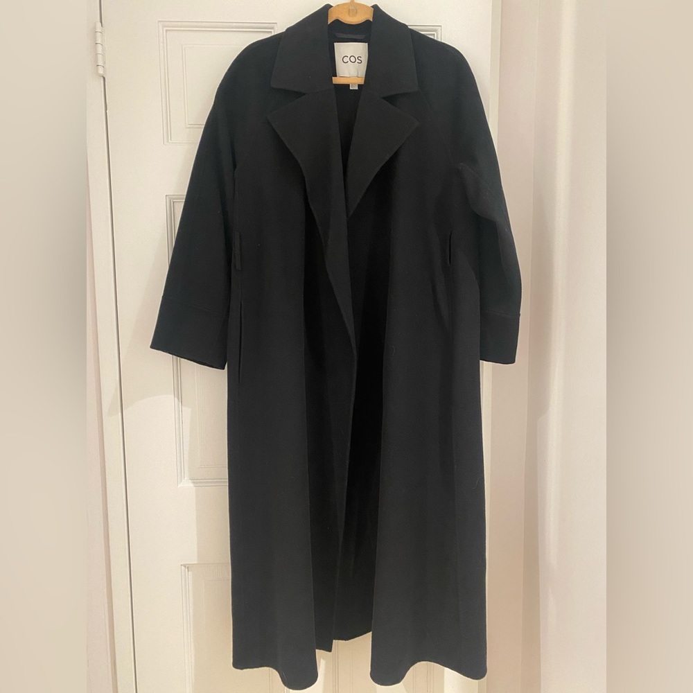 COS Double-face wool belted coat, brand new!